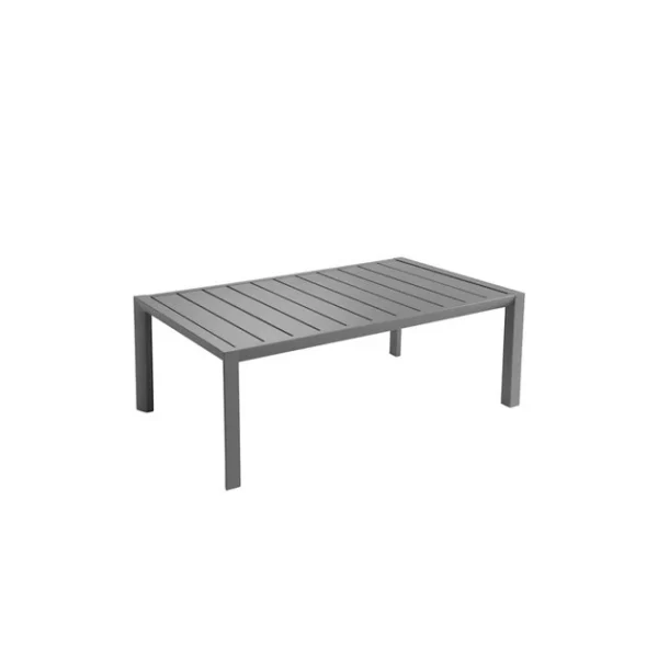 Nouveau 😉 Table Basse Rectangulaire 100 x 60 cm Gris Platinium Sunset Grosfillex ❤️ 1